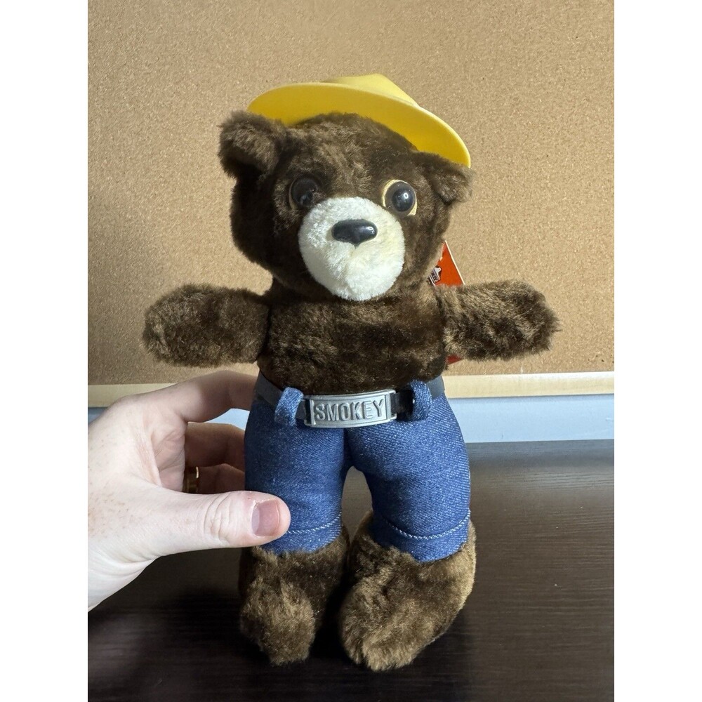 Vintage 1983 R.Dakin Smokey The Bear 10” - New w/ Tags